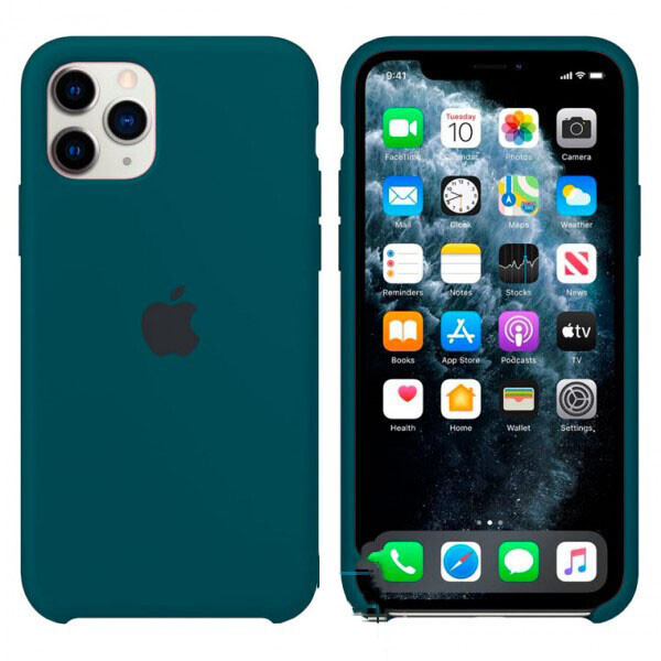 

Чехол Silicone Case Apple iPhone 11 Pro сине-Зеленый 46