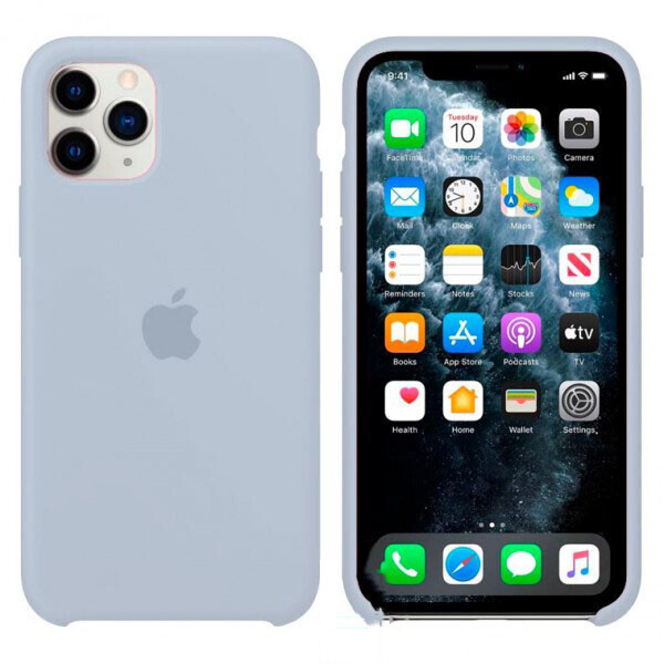 

Чехол Silicone Case Apple iPhone 11 Pro серо-Голубой 26