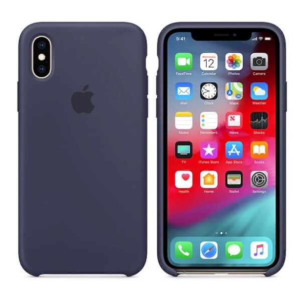 

Чехол Silicone Case Apple iPhone X, iPhone XS Dark Синий