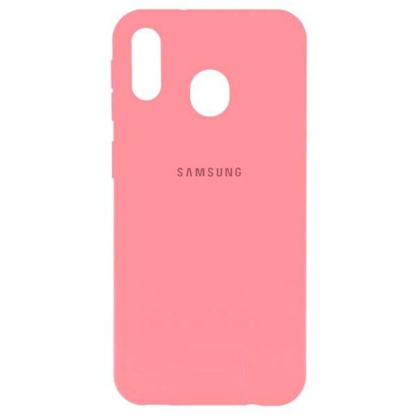 

Чехол Silicone Case Full Samsung M20 (2019) M205 Розовый