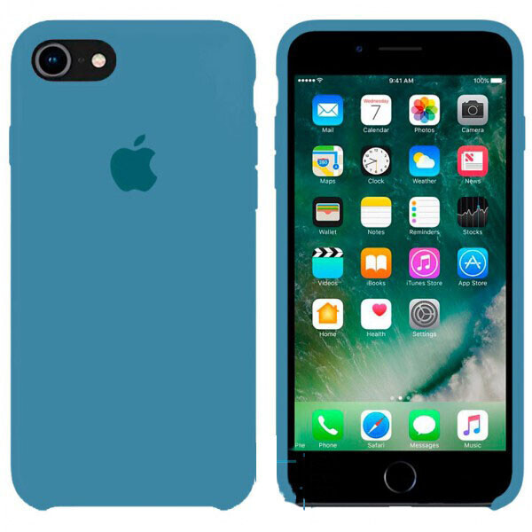 

Чехол Silicone Case Apple iPhone 6, 6S бледно-Голубой 53