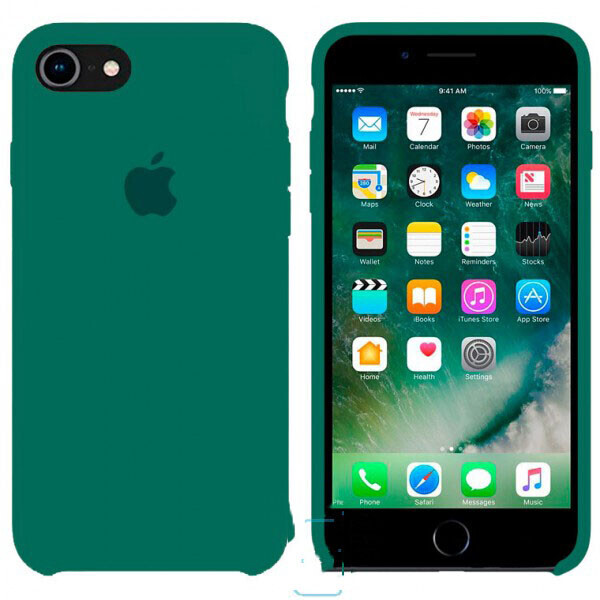 

Чехол Silicone Case Apple iPhone 6, 6S бледно-Зеленый 55