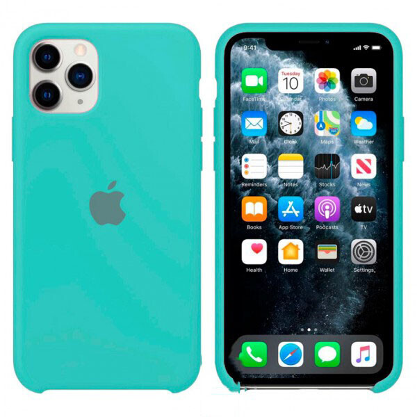 

Чехол Silicone Case Apple iPhone 11 Pro Max Бирюзовый 21