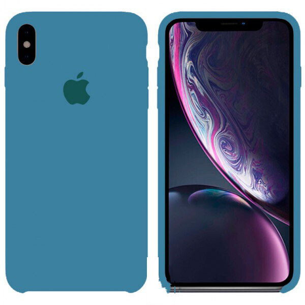

Чехол Silicone Case Apple iPhone X, XS бледно-Голубой 53