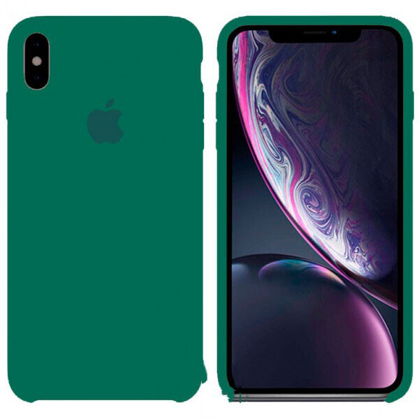 

Чехол Silicone Case Apple iPhone X, XS бледно-Зеленый 55