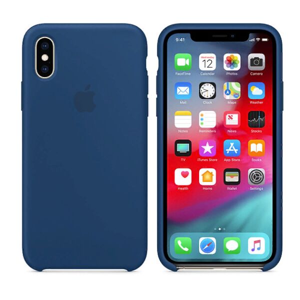 

Чехол Silicone Case Apple iPhone X, iPhone XS Light Синий