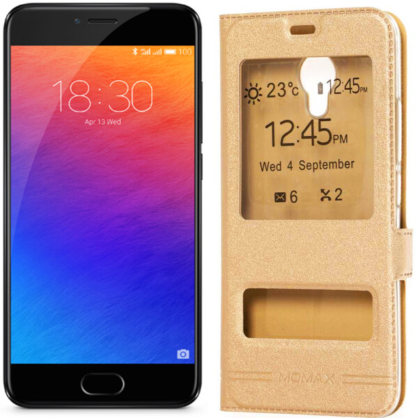 

Чехол книжка Momax для Meizu M5c Gold (20335)