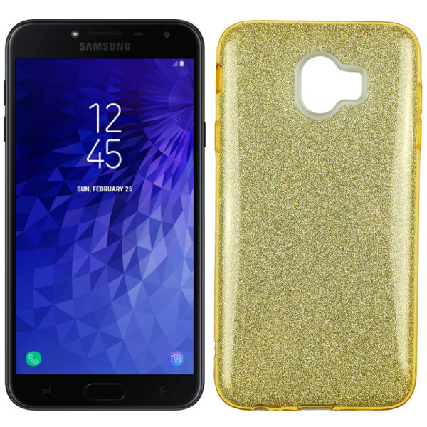 

Чехол силиконовый 3in1 Блёстки для Samsung J400 Gold (23617)
