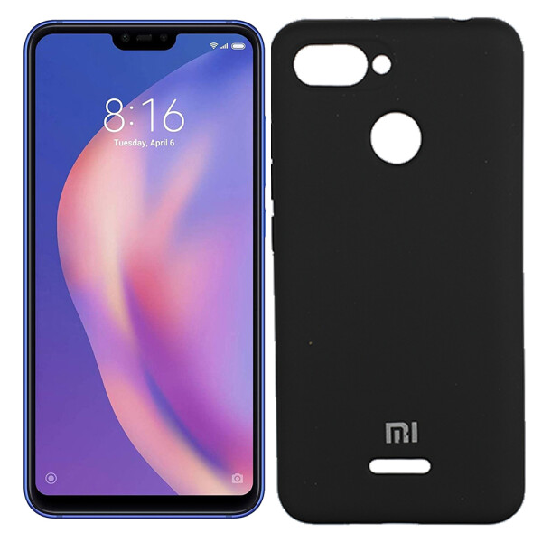 

Чехол силиконовый оригинальный для Xiaomi Redmi 6 Чёрный FULL (26039)
