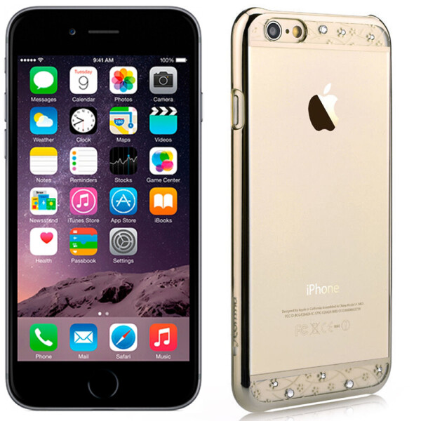 

Чехол Comma Crystal Bling для iPhone 6 Plus/6S Plus Champagne Gold (19605)