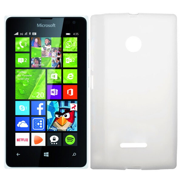 

Чехол силиконовый оригинальный для Nokia 435/532 (Microsoft) White (8187)