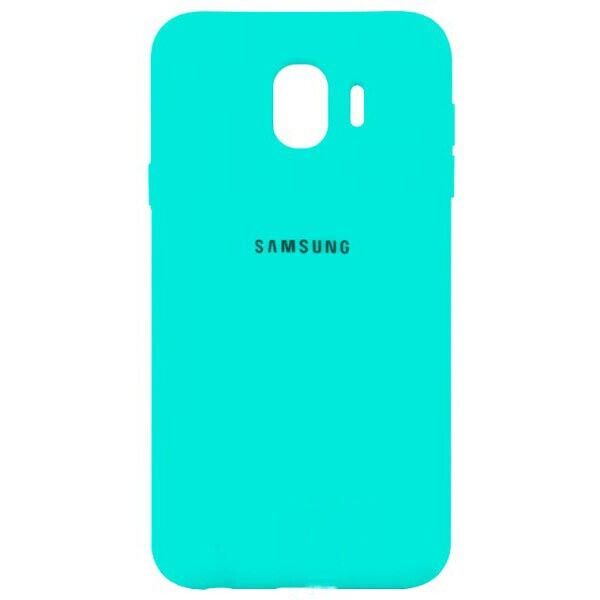 

Чехол Silicone Case Full Samsung J4 (2018) J400 Бирюзовый