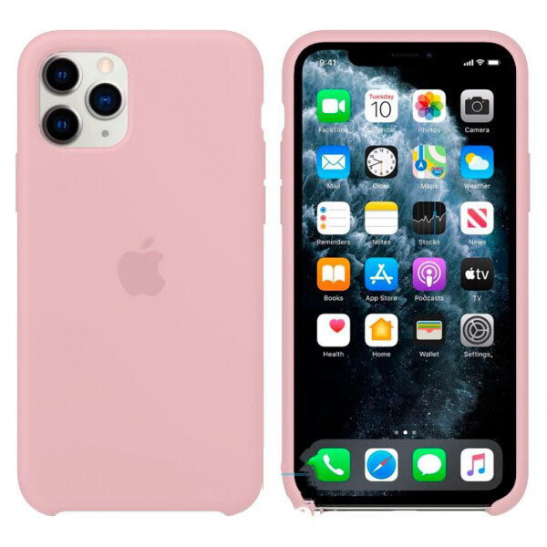 

Чехол Silicone Case Apple iPhone 11 Pro бледно-Розовый 19