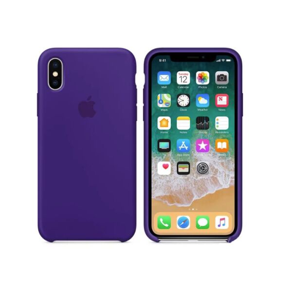 

Чехол Silicone Case Apple iPhone X, iPhone XS Light Violet