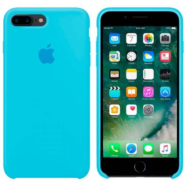 

Чехол Silicone Case Apple iPhone 7 Plus, 8 Plus Голубой 16