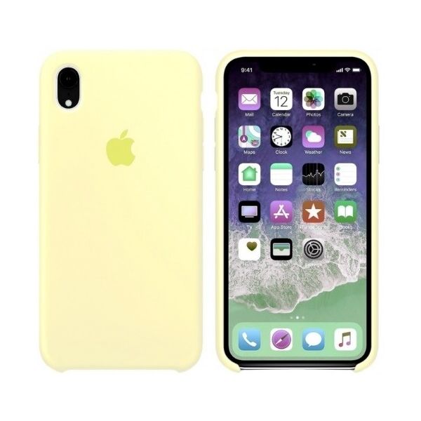 

Чехол Silicone Case Apple iPhone XR Оригинал Mellow Желтый