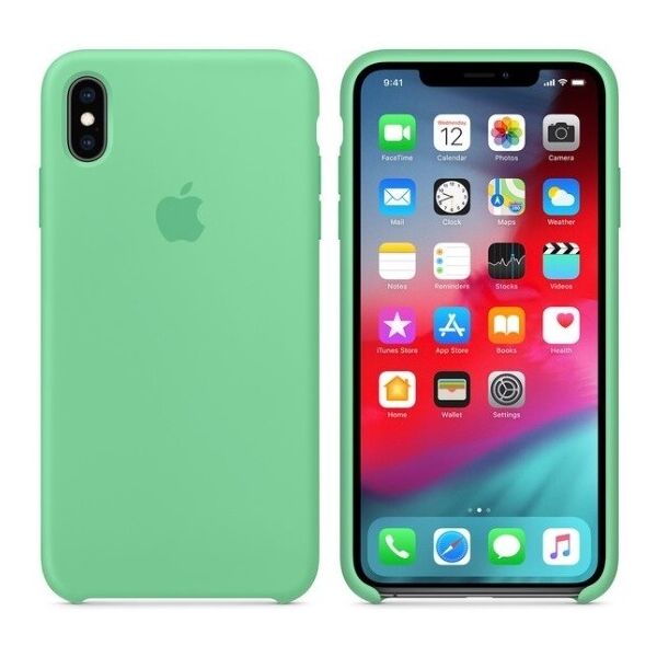 

Чехол Silicone Case Apple iPhone XS Max Оригинал Spearmint
