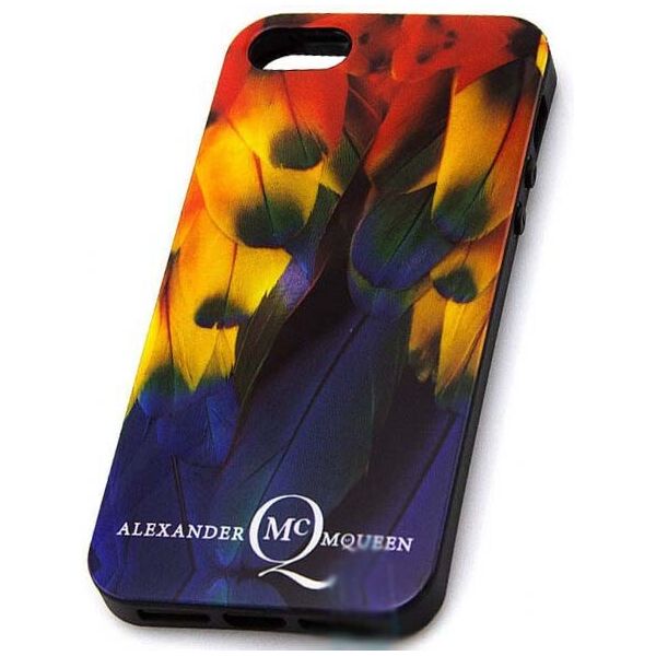 

Чехол силиконовый + пленка McQueen Apple iPhone 5 Feathers