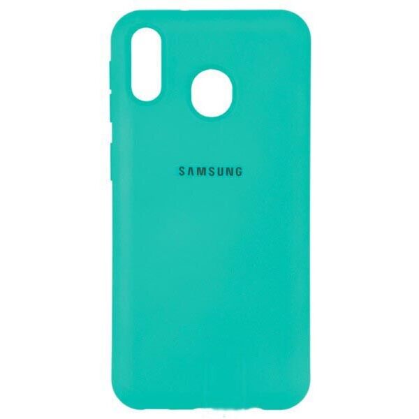 

Чехол Silicone Case Full Samsung M20 (2019) M205 Бирюзовый