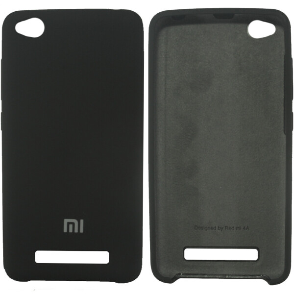 

Чехол силиконовый оригинальный для Xiaomi Redmi 4a Чёрный (20582)