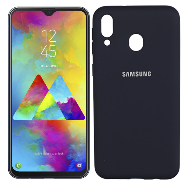 

Чехол силиконовый оригинальный для Samsung M205 Galaxy M20 Синий FULL (26020)