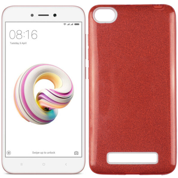 

Чехол силиконовый 3in1 Блёстки для Xiaomi Redmi 4a Red (17796)