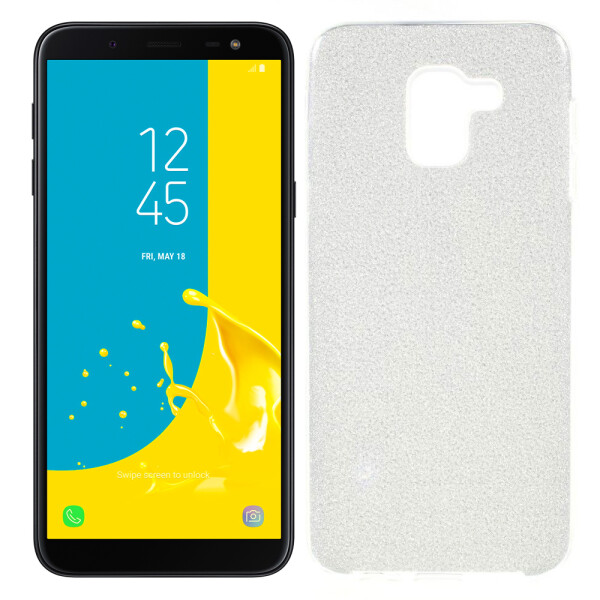 

Чехол силиконовый 3in1 Блёстки для Samsung J600 White (23628)