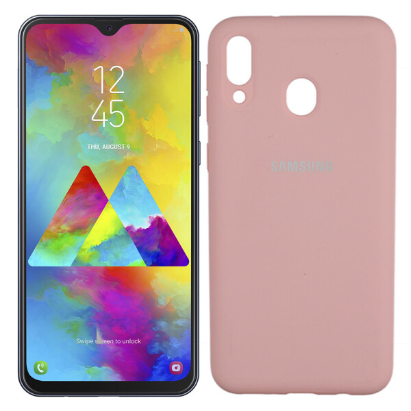 

Чехол силиконовый оригинальный для Samsung M205 Galaxy M20 Розовый FULL (26019)