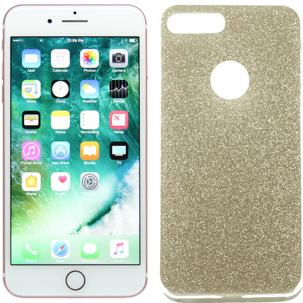 

Чехол Remax Glitter Silicone Case для iPhone 7 Plus Золотой (16378)