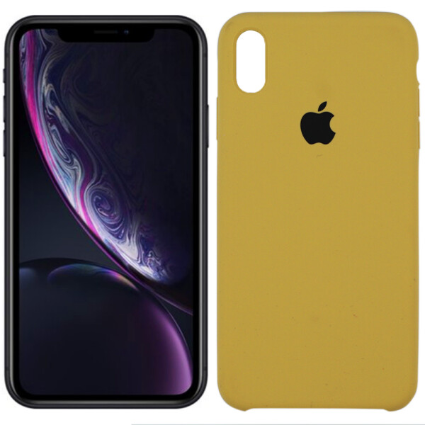 

Чехол силиконовый оригинальный для iPhone Xs Max Светло коричневый (27051)