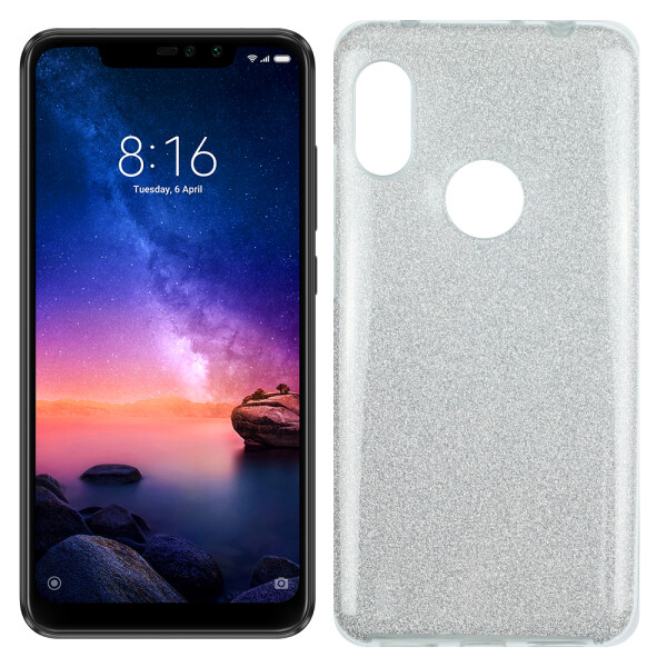 

Чехол Silicone 3in1 Блёстки для Xiaomi REDMI Note 6 Pro White (25413)
