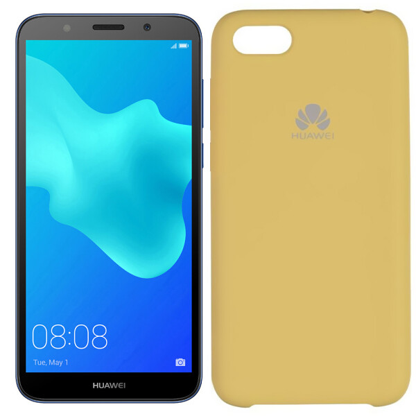 

Чехол силиконовый оригинальный для Huawei Y5 2018 Золотой (23927)