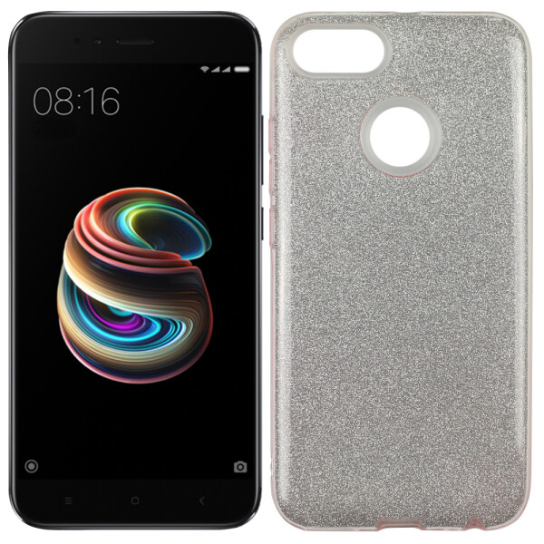 

Чехол силиконовый 3in1 Блёстки для Xiaomi Mi5X/MiA1 Pink (23621)