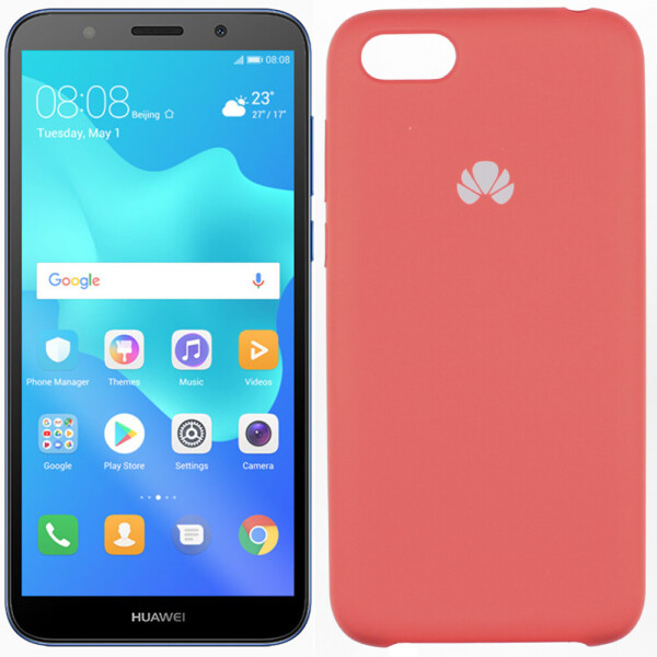 

Чехол силиконовый оригинальный для Huawei Y5 2018 Красный (23929)