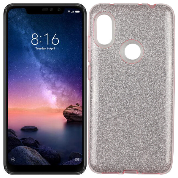 

Чехол Silicone 3in1 Блёстки для Xiaomi REDMI Note 6 Pro Pink (25412)