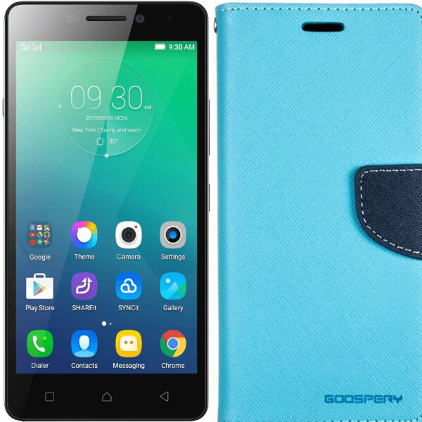 

Чехол книжка Goospery для Lenovo Vibe P1 Blue (12923)