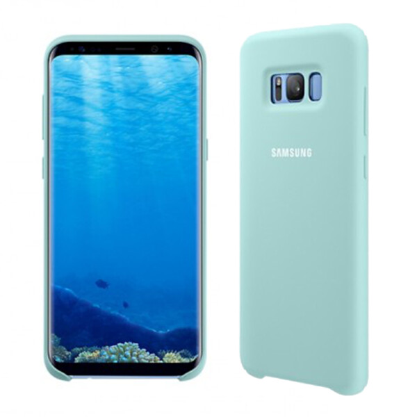 

Чехол силиконовый оригинальный для Samsung G955 Galaxy S8 Plus Бирюзовый (15389)