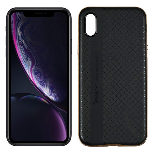 

Накладка iPaky Carbon TPU + Bumper для iPhone X Gold (17076)