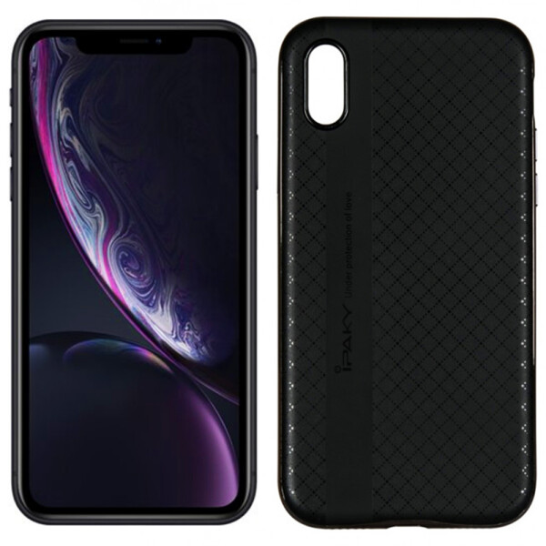 

Накладка iPaky Carbon TPU + Bumper для iPhone X Grey (17077)