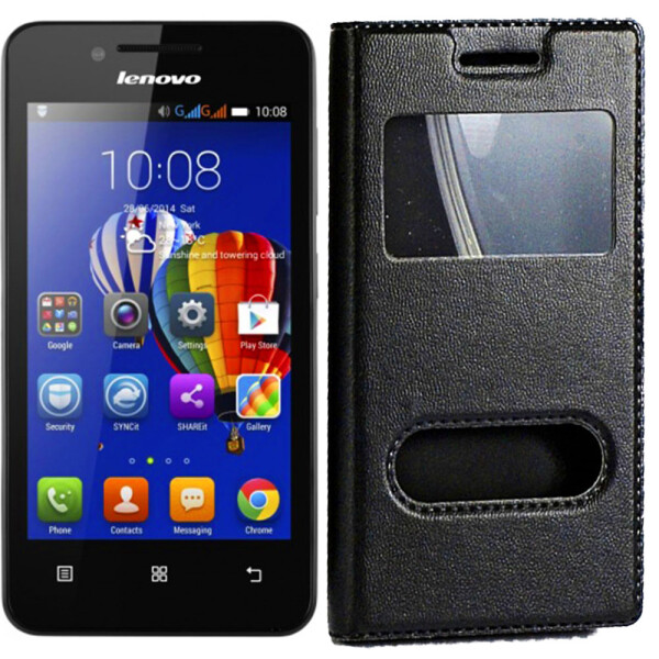 

Чехол книжка Momax для Lenovo A319 Black (18862)