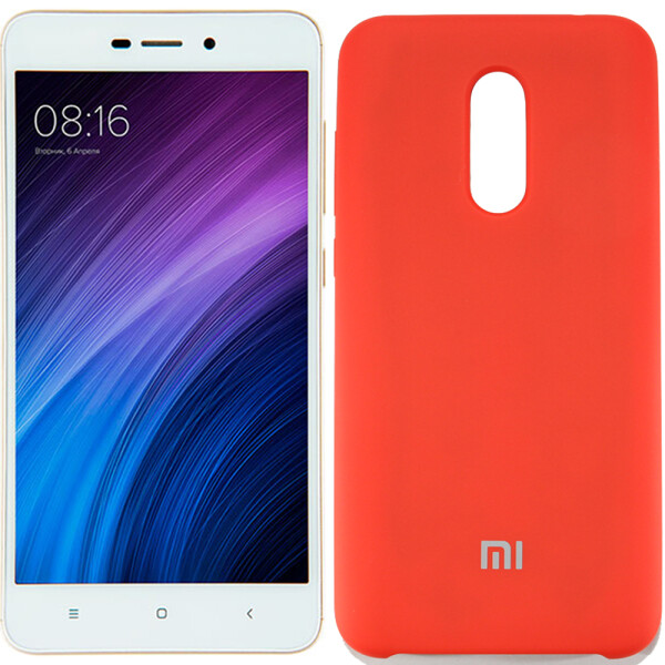 

Чехол силиконовый оригинальный для Xiaomi Redmi 5 Красный (20585)