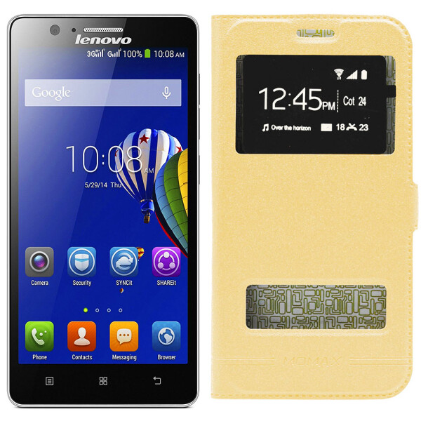 

Чехол книжка Momax для Lenovo A319 Gold (18863)