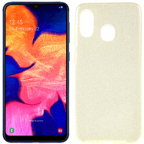 

Чехол силиконовый 3in1 Блёстки для Samsung A205/A305 Galaxy A20/A30 Gold DEL (26803)