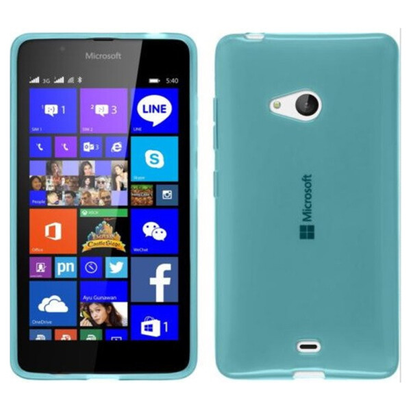 

Чехол силиконовый оригинальный для Nokia 540 (Microsoft) Blue (5286)