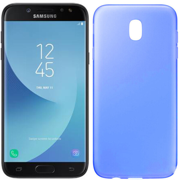 

Чехол силиконовый оригинальный для Samsung J730 (J7-2017) Blue (16051)