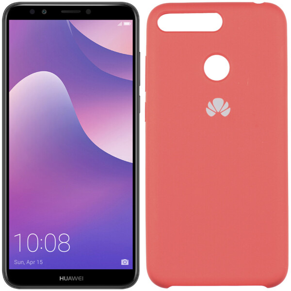 

Чехол силиконовый оригинальный для Huawei Y6 Prime 2018 Красный (23088)