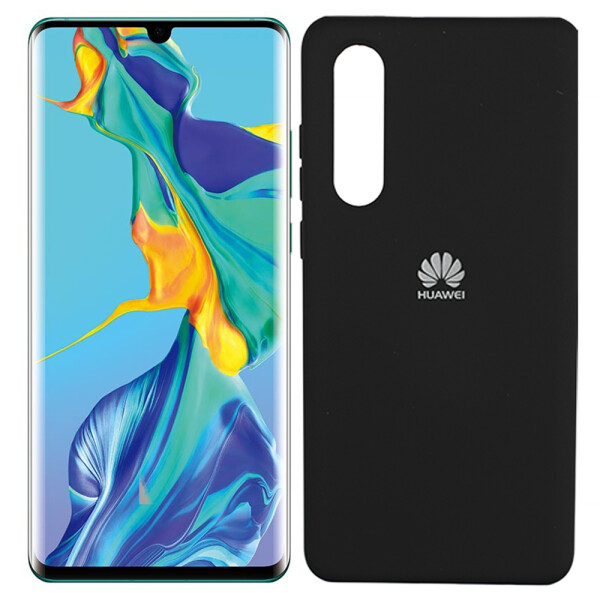 

Чехол силиконовый оригинальный для Huawei P30 Чёрный FULL (26080)