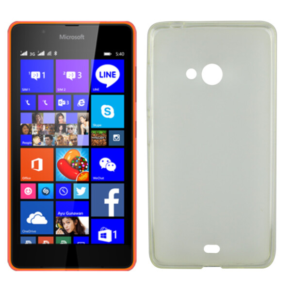 

Чехол силиконовый оригинальный для Nokia 540 (Microsoft) White (8189)