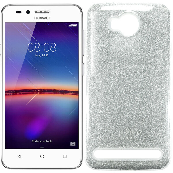 

Чехол силиконовый 3in1 Блёстки для Huawei Y3 II White (18450)