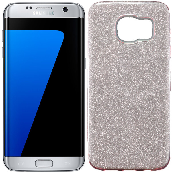 

Чехол силиконовый 3in1 Блёстки для Samsung G930 Galaxy S7 Pink (19761)